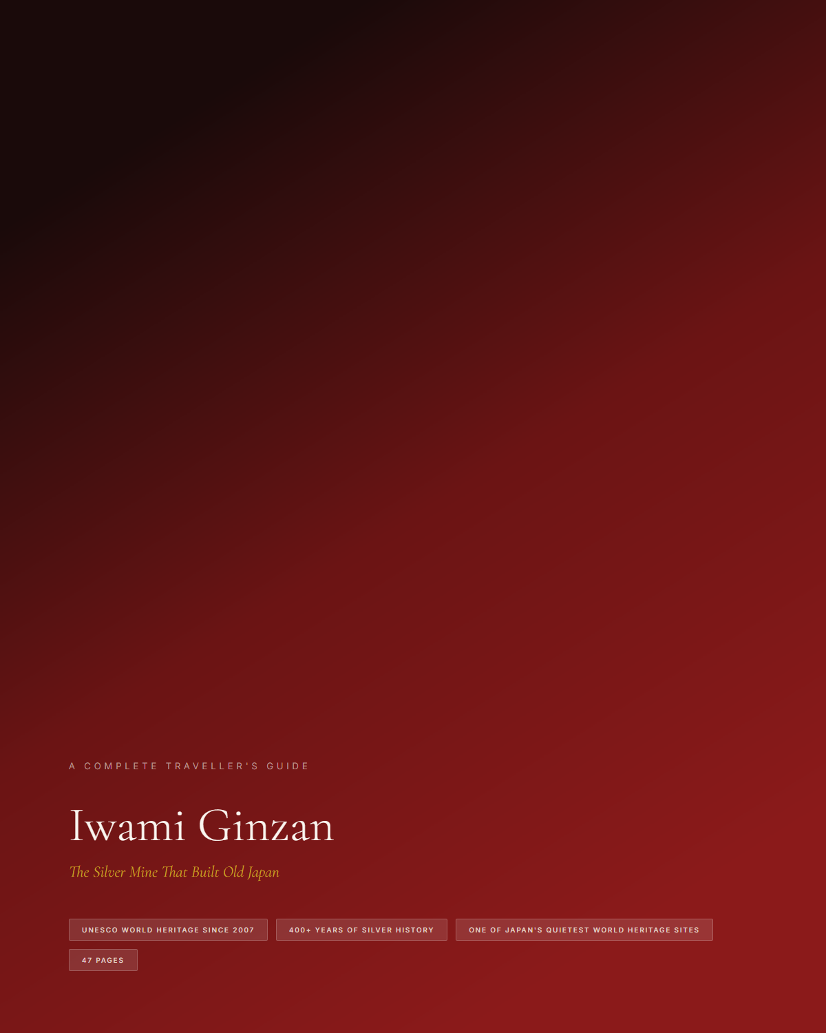 Sample page 1 from the Iwami Ginzan guide