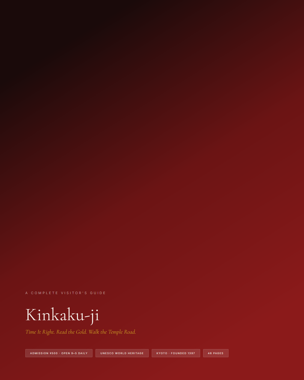 Sample page 1 from the kinkaku ji guide