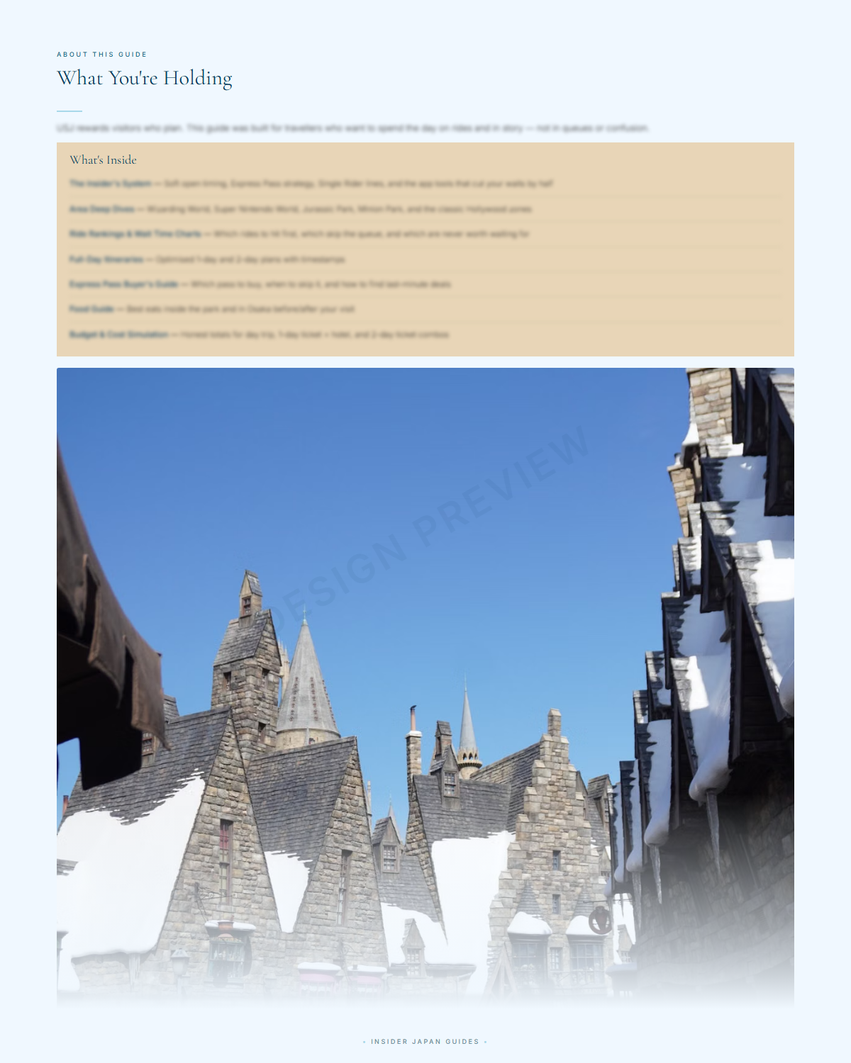 Sample page 3 from the Usj guide