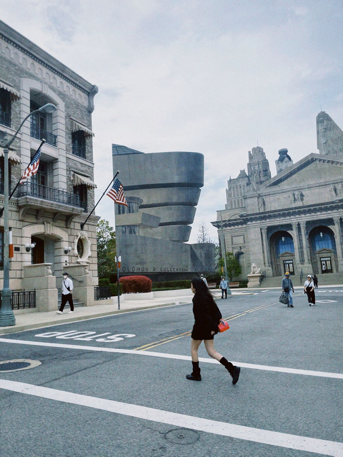 The entrance street of Universal Studios Japan in Osaka